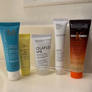 Hair Care Set with Kerastase, Olaplex, Oribe, and Moroccan oil